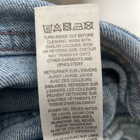 Asos Denim Women's Light Wash High-Rise Distressed Skinny Leg Jeans size 31 - Picture 9 of 9